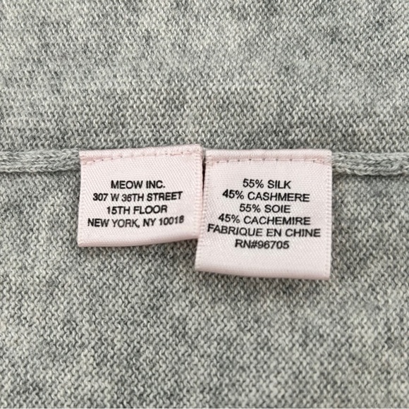 Rebecca Taylor Silk & Cashmere Peplum Cardigan With Tie-Hoodie - Picture 14 of 14